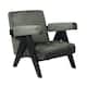 Option Green Fabric with Black Frame