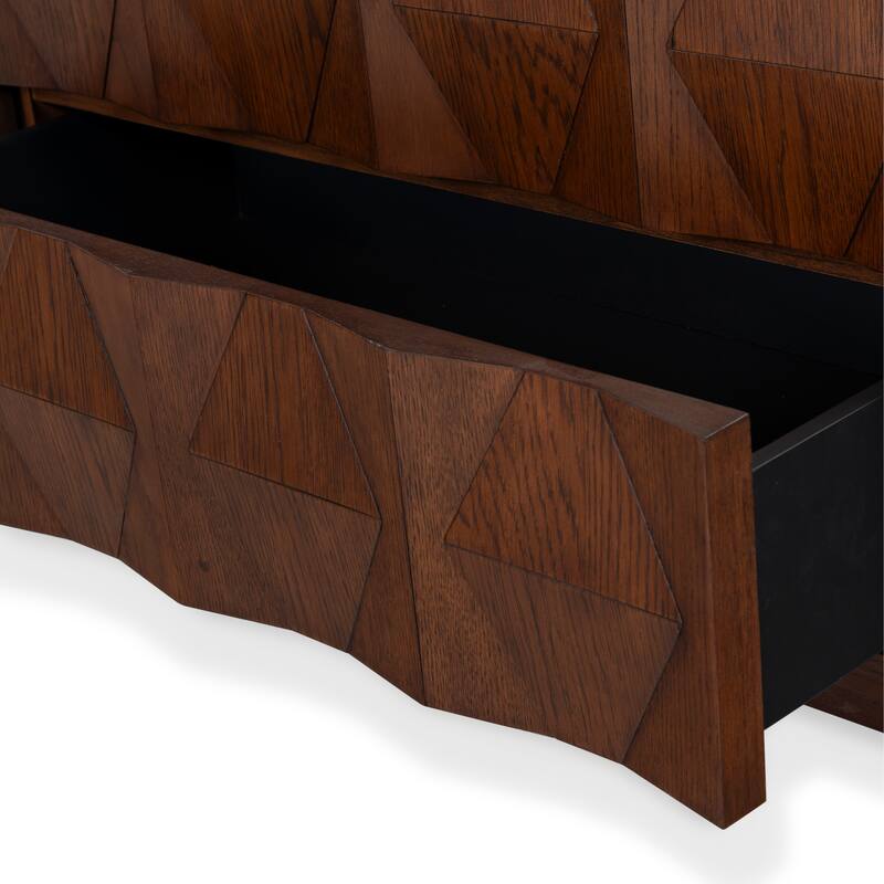 SAFAVIEH Couture Riabelle Wood 6 Drawer Dresser