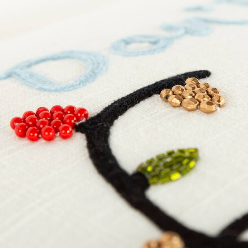 Rizzy Home Tinsel in a Tangle Throw Pillow Cover