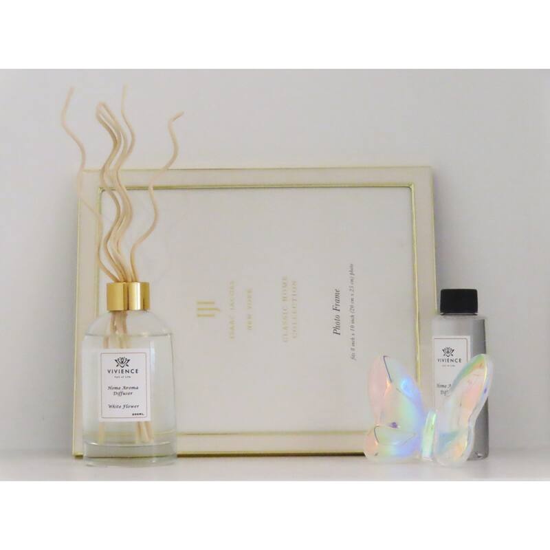 White Flower Scent Clear Reed Diffuser