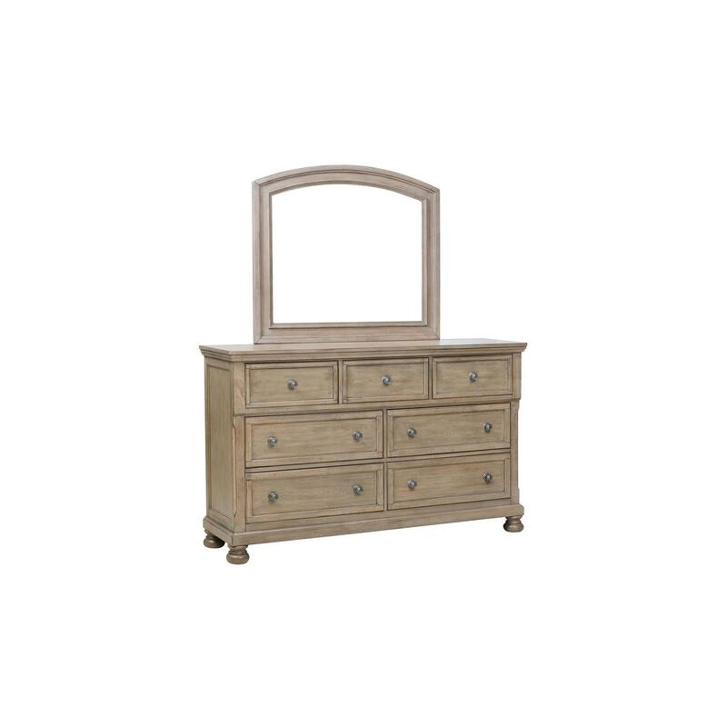 Donald 4 Piece Gray Modern Sleigh Storage Platform Bedroom Set
