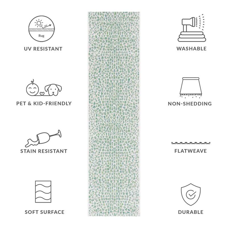 SAFAVIEH Courtyard Ruta Indoor/ Outdoor Waterproof Patio Backyard Rug