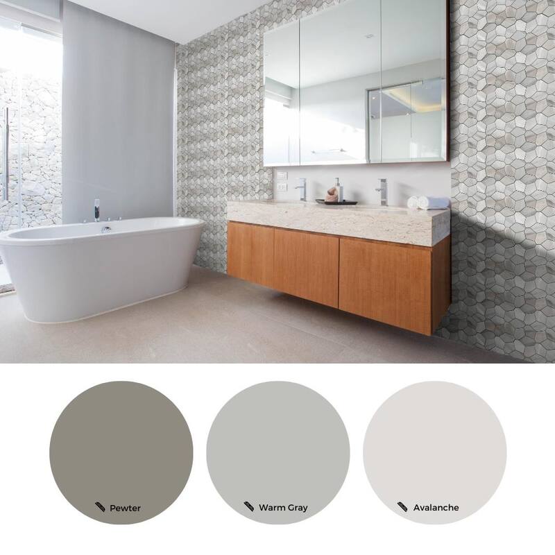 The Tile Life Stately Oasis 14x16 Porcelain Floor & Wall Tile
