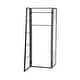 preview thumbnail 9 of 7, Ravvi Contemporary Black Coat Stand with Mirror by Furniture of America