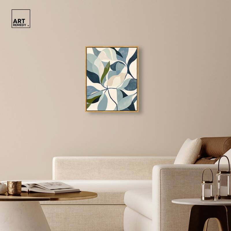 Woven Botanicals II Canvas by Art Remedy