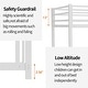 preview thumbnail 5 of 11, Metal Twin over Twin Bunk Bed with Heavy-duty Sturdy Metal