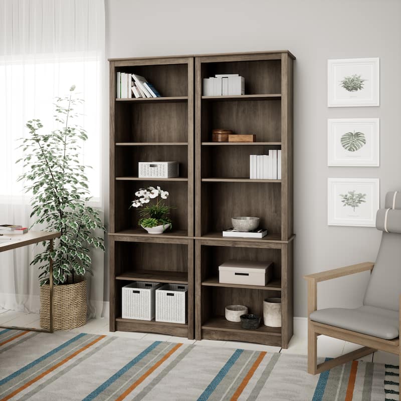 Prepac Tall 6-Shelf Bookcase - 26.25" W x 80" H x 14.5" D