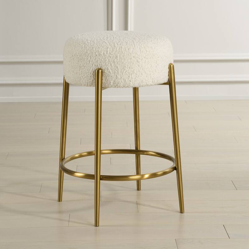 Uttermost 23810 Arles 20" Wide Stainless Steel Framed Polyester - Brass