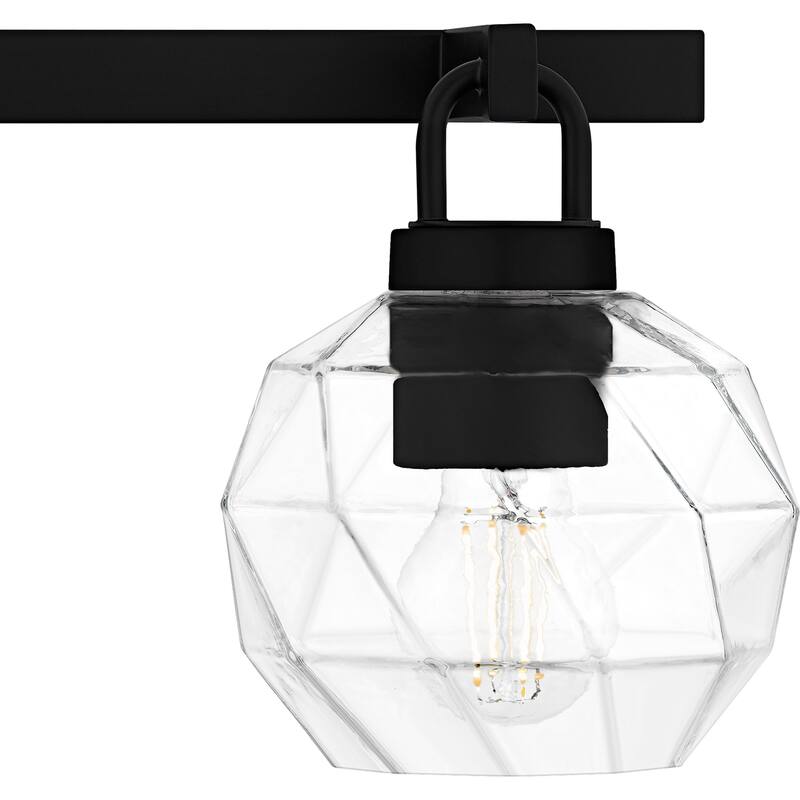 Celina 4-Light Matte Black Bath Light