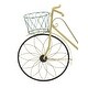 preview thumbnail 28 of 30, Colorful Metal Vintage Whimsical Eclectic Bicycle Plant Stand - 54 x 18 x 32