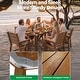 preview thumbnail 3 of 11, WINSOON 7-Piece HIPS All Weather Outdoor Patio Dining Sets with Umbrella Hole, 1-Table and 6-Chairs