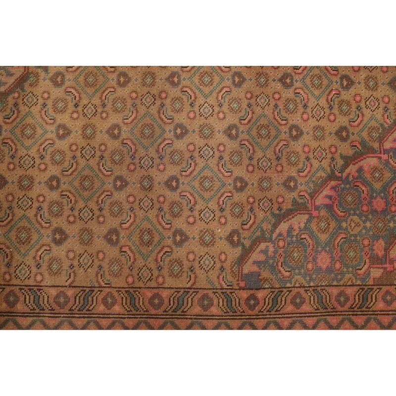 ECARPETGALLERY Hand-knotted Kayseri Vintage Light Brown Wool Rug - 6'4 x 9'4