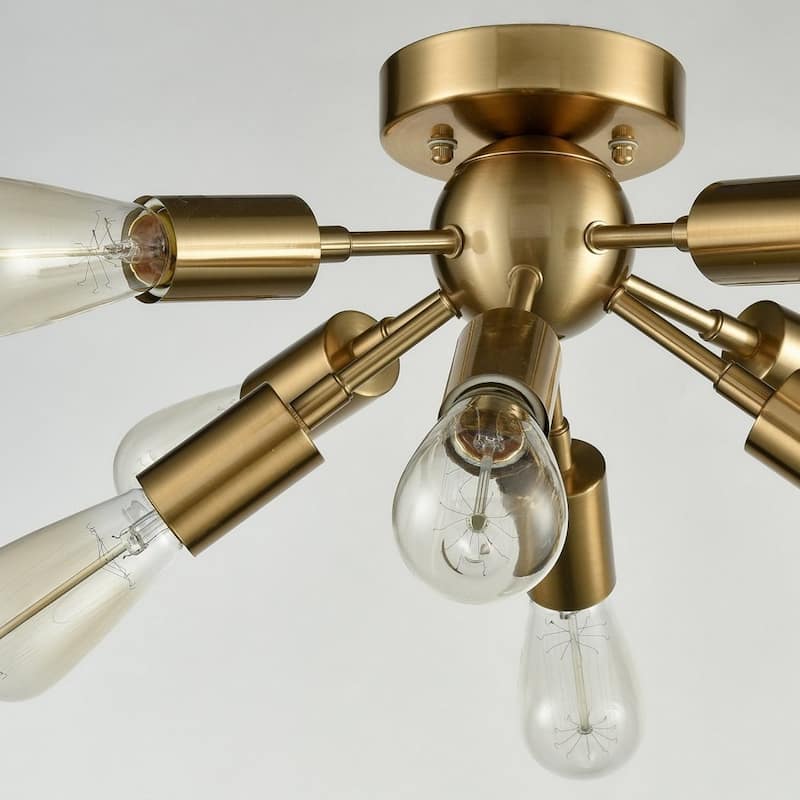 Firenze Sputnik Sphere Chandelier 8-Light Flush Mount Ceiling Light