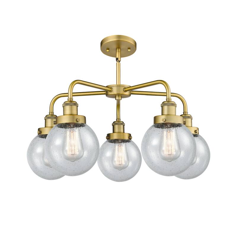 Innovations Lighting Beacon - 5 Light 24" Stem Hung Chandelier
