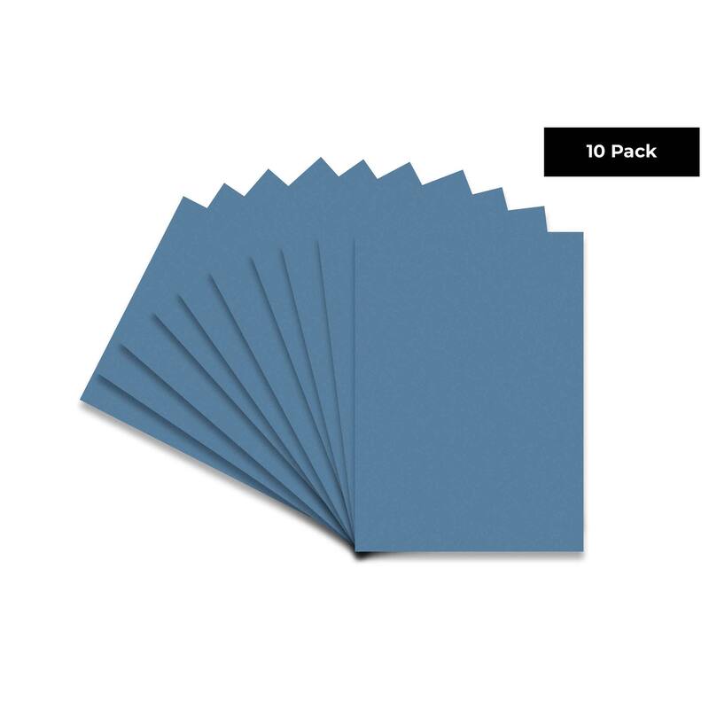 Steel Blue 11x14 Backing Board Uncut Photo Mat Board (10Sheets