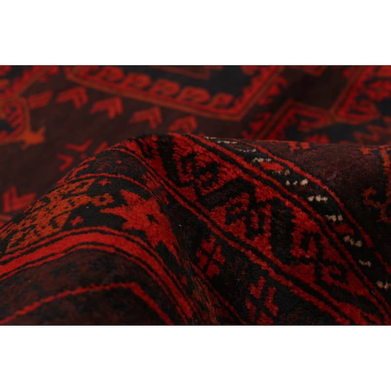 Teimani Red Rug 4'2" x 7'7" - 4'2 x 7'7