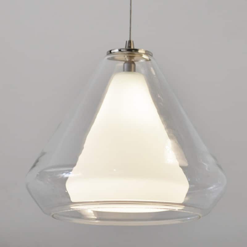 AFX Armitage 1-light Satin Nickel 3000K LED Pendant