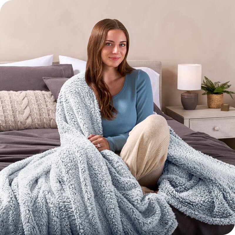 Faux Shearling Blanket