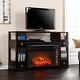 preview thumbnail 2 of 9, SEI Furniture 33" Widescreen Electric Firebox w/ Remote Control