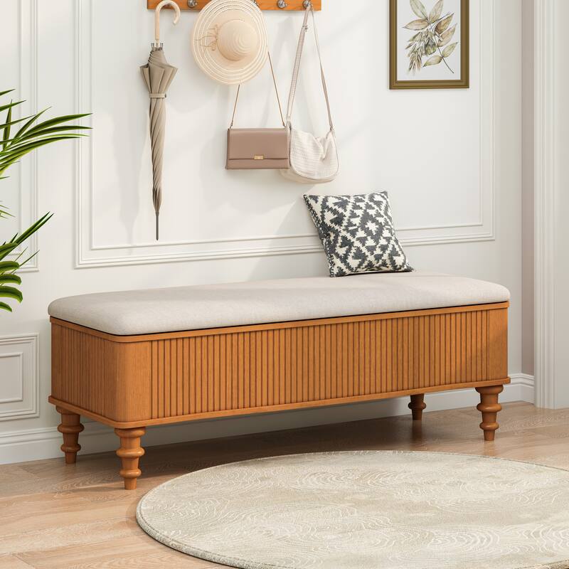 Multi-Functional Storage Ottoman Bench, Storage Bench
