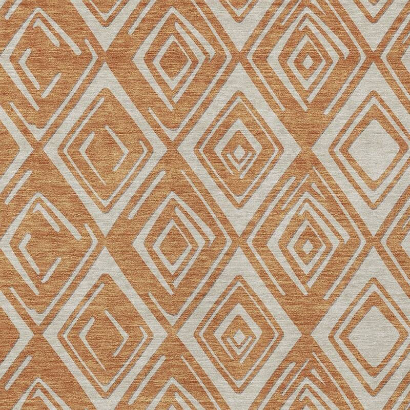 HomeRoots Geometric Transitional Rectangle Outdoor Rug