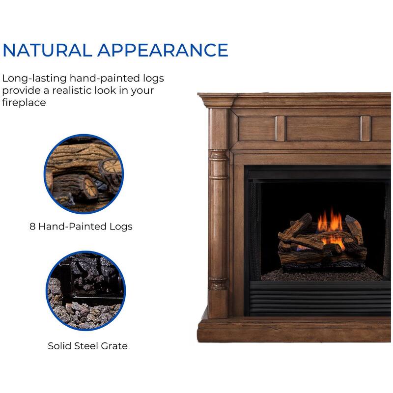 Duluth Forge DLS-L18R-1 30,000 BTU Vent Free Liquid Propane Log Set