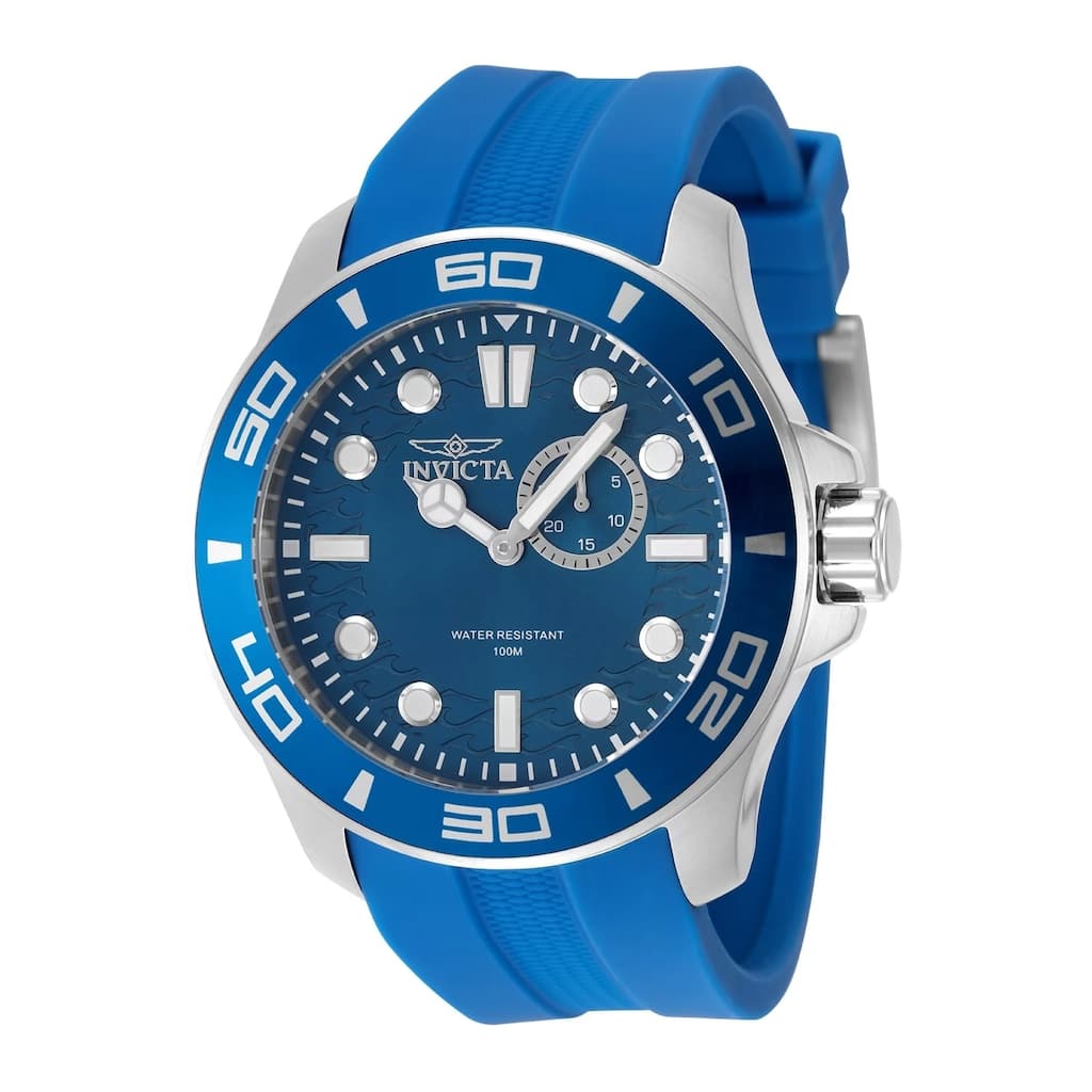 Invicta Men's 49271 Pro Diver Quartz VD72 Blue Dial Watch