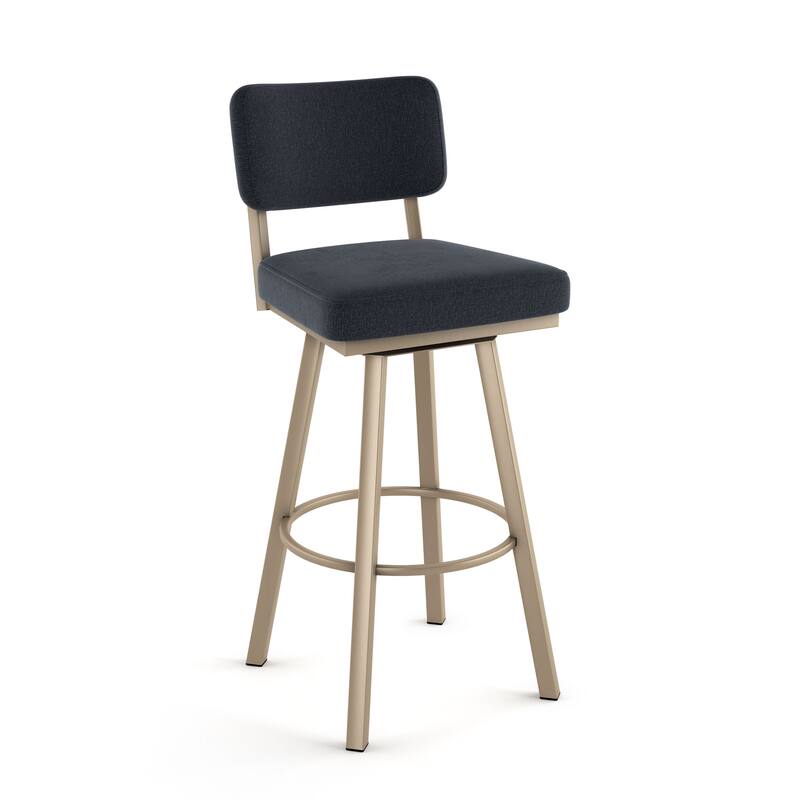 Amisco Alek Swivel Counter and Bar Stool