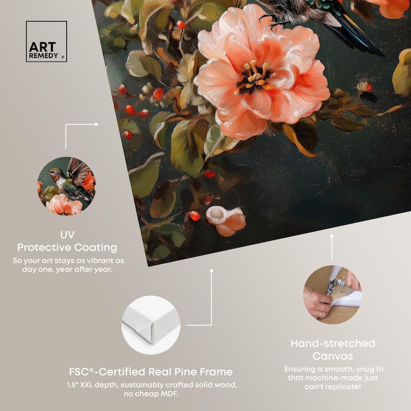 Whirring Wings I Canvas by Art Remedy, Gallery Wrapped