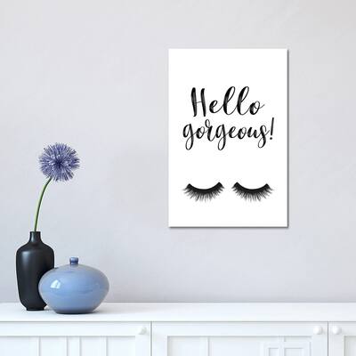 iCanvas "Hello Gorgeous" by Sisi & Seb Canvas Print