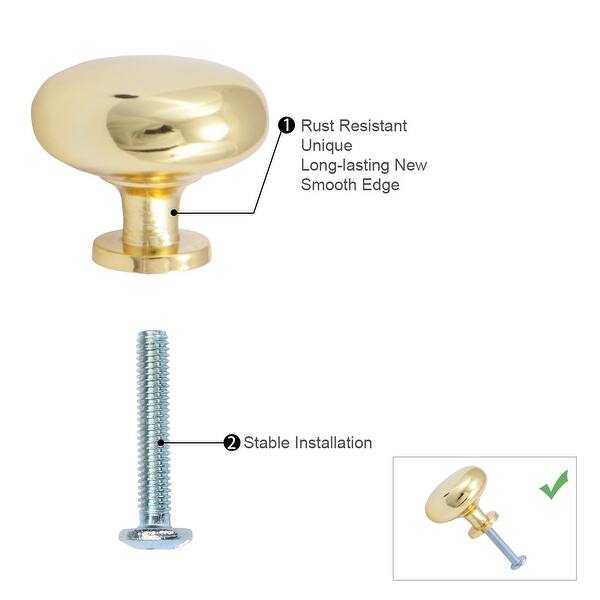 Shop Zinc Alloy Knobs 28mm Drawer Pull Handle Wardrobe Dresser