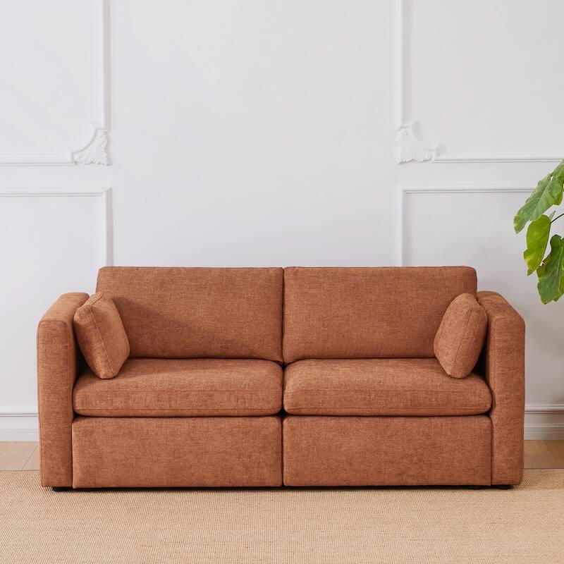 Celia Oversized Modular Sectional Fabric Sofa Set