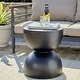 preview thumbnail 40 of 58, Glitzhome 18"H Modern MGO Faux Terrazzo Planter Stand Garden Stool