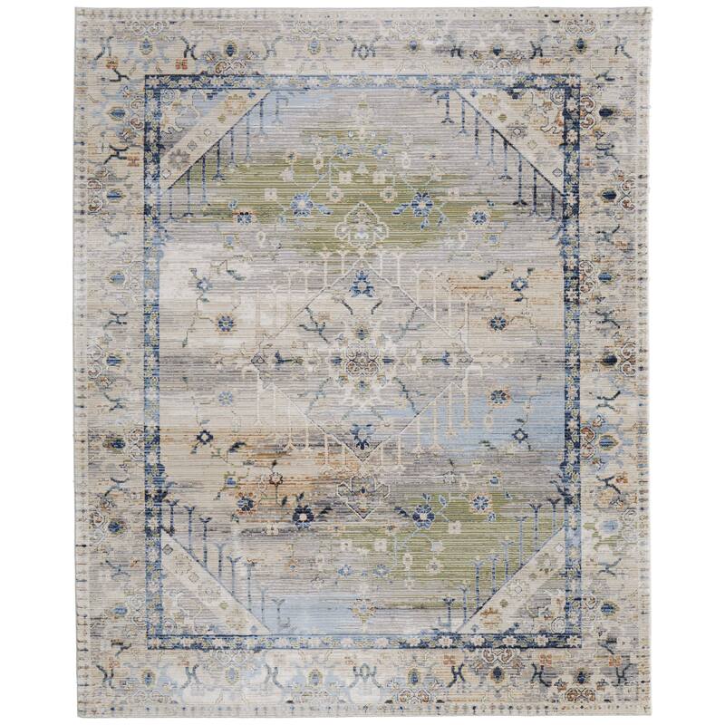 Melrose R39NZ Distressed Transitional Area Rug