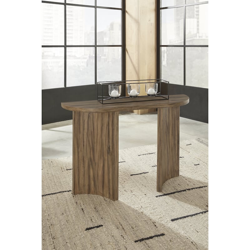 Signature Design by Ashley Austanny Brown Sofa Table - 52"W x 14"D x 33"H