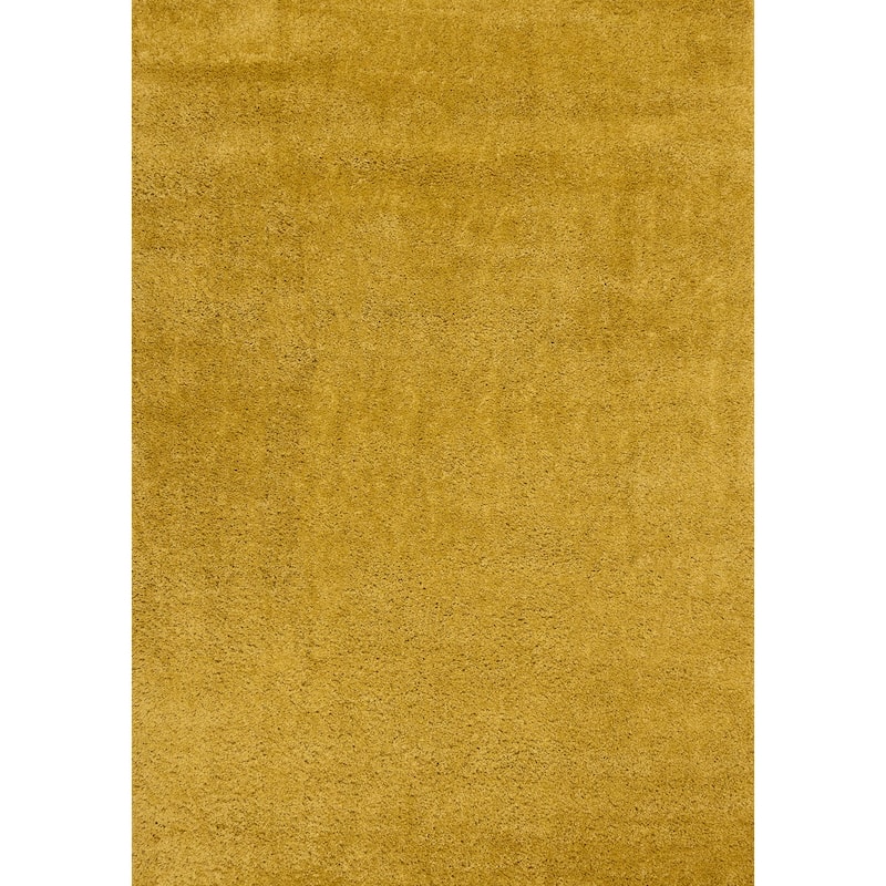 HomeRoots Solid Color Modern Rectangle Area Rug - 4' X 6'