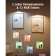 preview thumbnail 2 of 5, EZVALO Black LED Picture Light Wireless with Remote-RGB-3 Pack