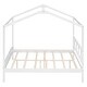 preview thumbnail 18 of 36, Full Size Wood House Bed with Storage Space and Roof