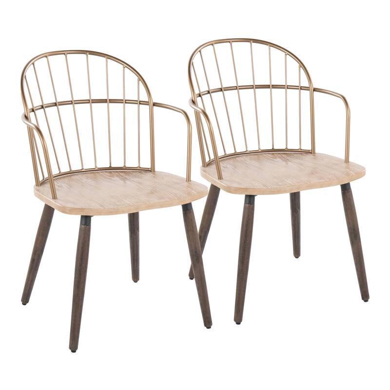 The Gray Barn Ellul Dining Chair with Arms (Set of 2)
