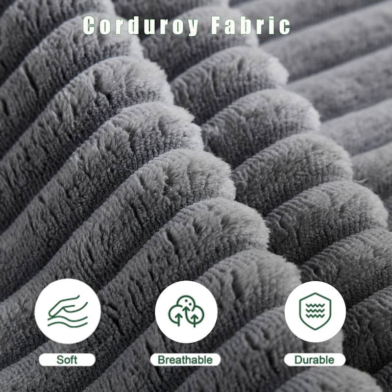 Boneless Modular Sofa with USB, Wireless Charging & Coffee Table Board