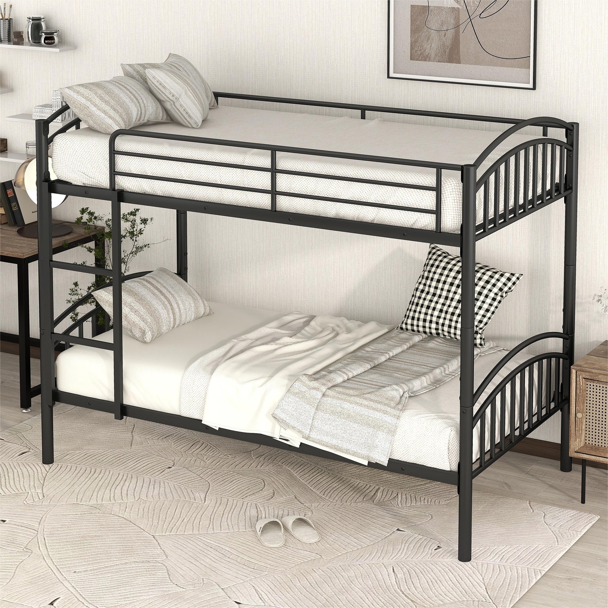 Metal twin bunk beds on sale