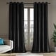 preview thumbnail 68 of 85, Deconovo Velvet Blackout Curtains, 2 Panels, Thermal Insulated 52x63 Inch - Black