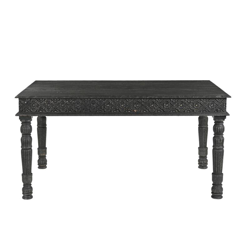 Milton Carved Solid Wood Dining Set