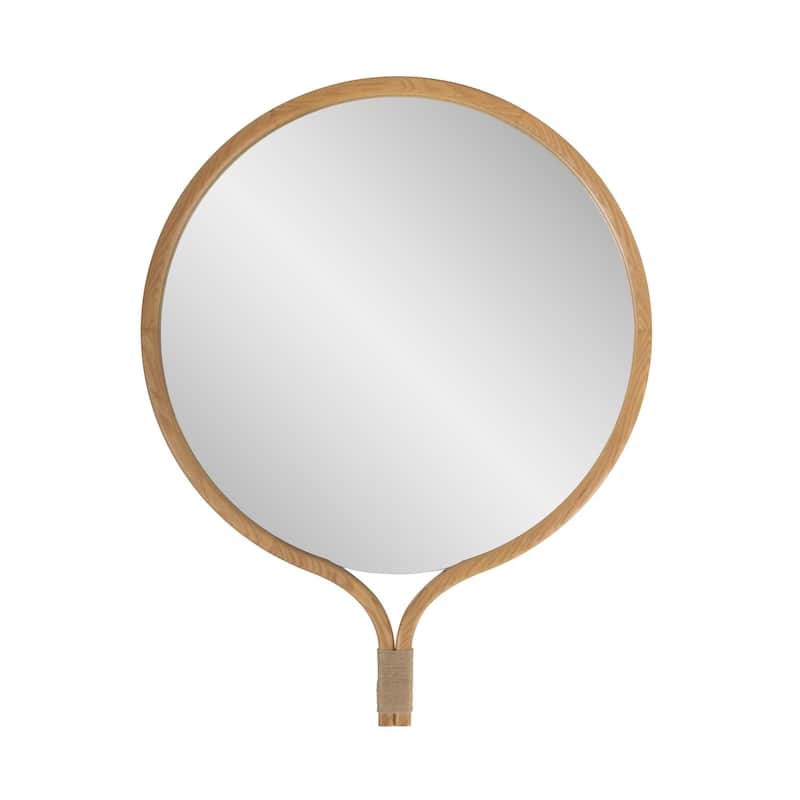 Ulah Round Mirror - 37H X 29W X 1D