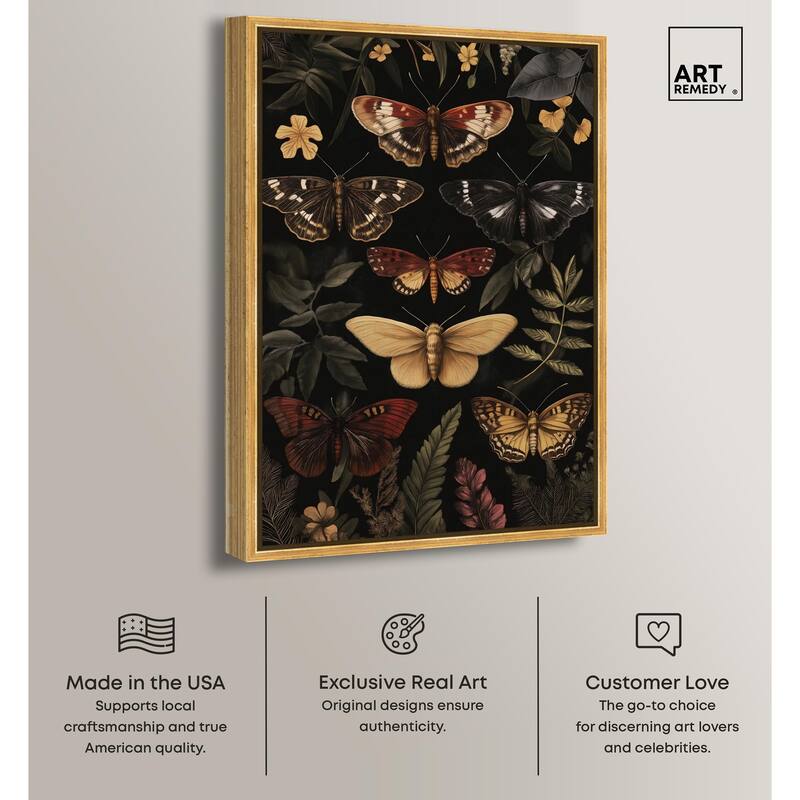 Winged Visitors III Canvas by Art Remedy