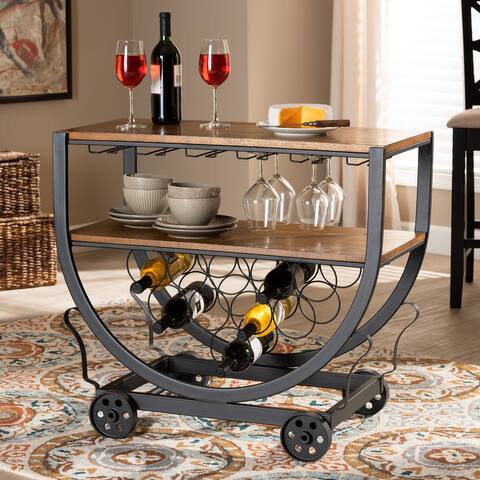 Carbon Loft Cohn Industrial Dark Brown Cart