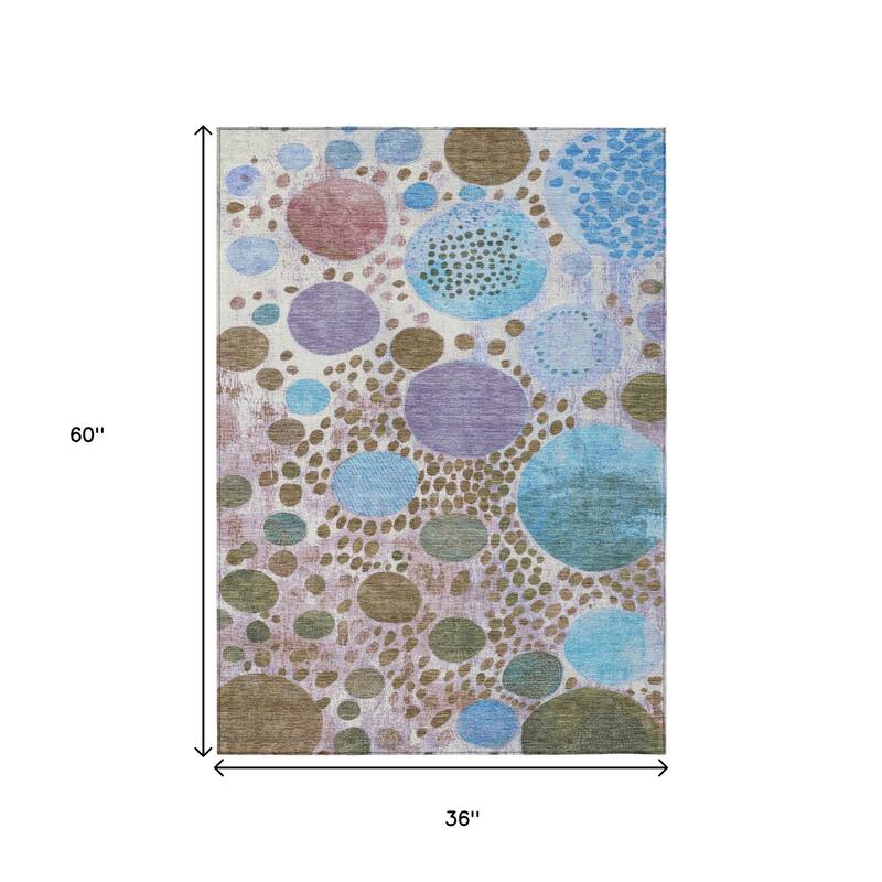 HomeRoots Geometric Transitional Rectangle Outdoor Rug