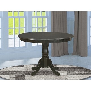 East West Furniture Modern Hartland Round Pedestal Dining Table 42 inch ...