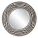 preview thumbnail 1 of 4, Uttermost Portside Round Gray Mirror - 40"W X 40"H X 3"D Black