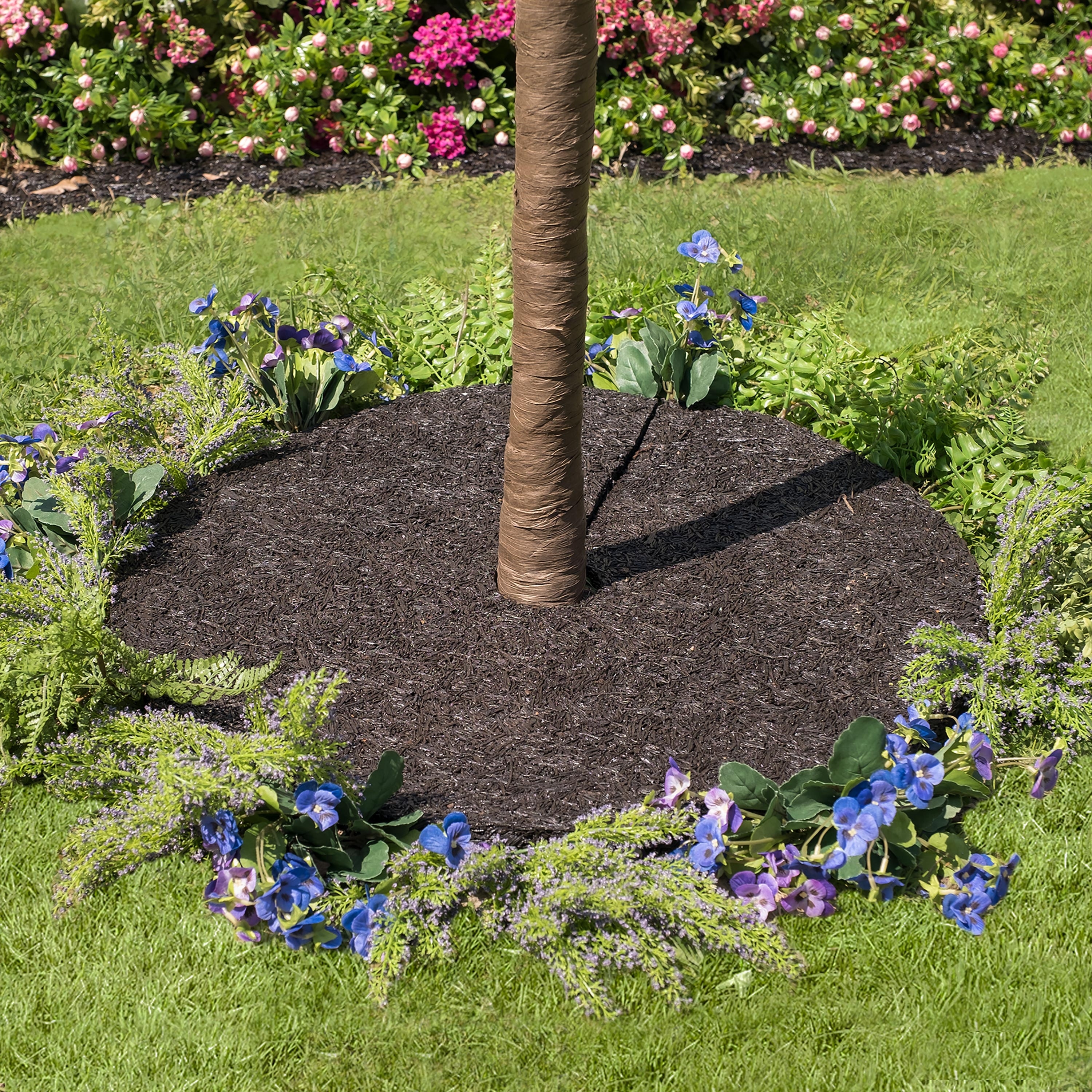 Permanent Mulch Recycled Rubber Tree Ring